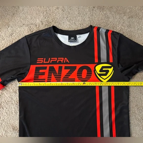 Motiv SUPRA ENZO Practice Jersey Black Red Yellow Size Medium - Picture 6 of 7